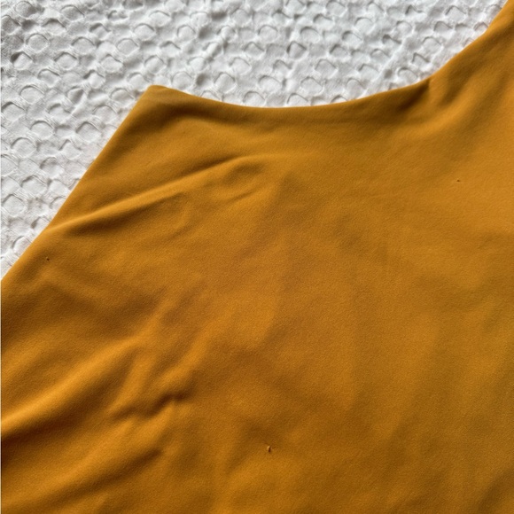 Nike Yoga Dri-Fit Mustard Yellow Sports Bra - Picture 3 of 8